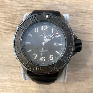 Invicta Men’s Leather Watch